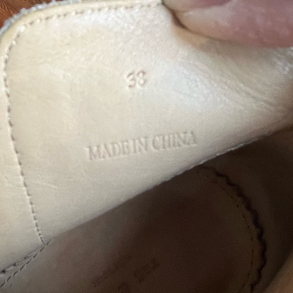 Rag & Bone Margot Suede Ankle Boots Beige Womens size Euro 38 US 7.5 Western - Picture 10 of 12